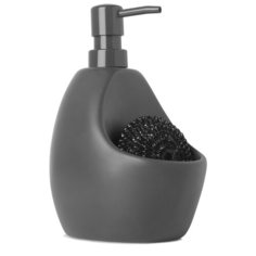 Диспенсер для мыла с подставкой для губки Joey графит Umbra