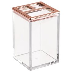 Стакан для зубных щеток InterDesign Клерити розовый