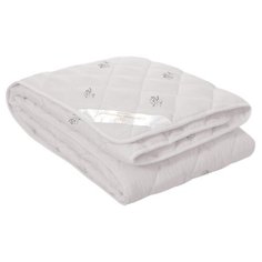 Одеяло Столица Текстиля "Премиум/Лён" поплин Люкс / пл. 300г/м2, 140x205 см, белый.