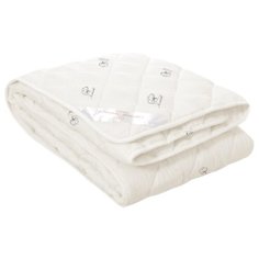 Одеяло Столица Текстиля "Премиум/Хлопок" поплин Люкс / пл. 150г/м2, 140x205 см, белый.