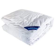LANDAU Одеяло 175х200, 1пр. хлопок-тик/пух-перо Medsleep