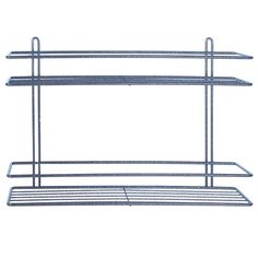 Консулл / Полка для ванной комнаты "Консулл", 2-ярусная,цвет молотковый Прямая, 400х100х275 мм