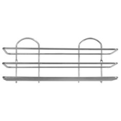 Полка для ванной комнаты "Консулл", 1-ярусная, Прямая, 300х130х130 мм Хром