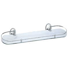 Полка стеклянная прямая FASHUN A1607-1, хром, 520мм