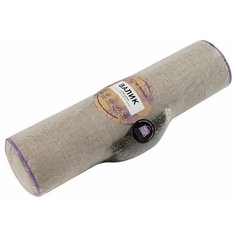 Подушка ортопедическая BIO-TEXTILES "Крымский валик с наполнителем в подарок" с лузгой гречихи и лавандой
