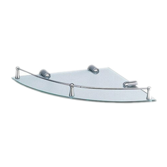 Полка в ванную WasserKRAFT K-544 стеклянная угловая