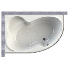 Карниз для ванной Radomir Ирма 150x97 Асимметричный Good Home Shop