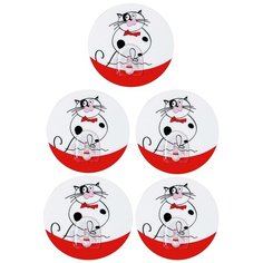 Крючок самоклеящийся Tatkraft FUNNY CATS Valdek. Набор 5шт.