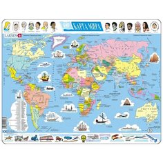 Рамка-вкладыш Larsen Земля (K1), 107 дет.