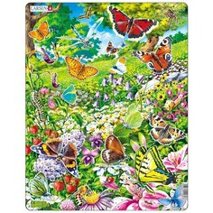 Рамка-вкладыш Larsen Бабочки (FH28), 42 дет.