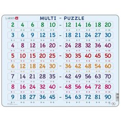 Рамка-вкладыш Larsen Математика Умножение (AR17), 80 дет.