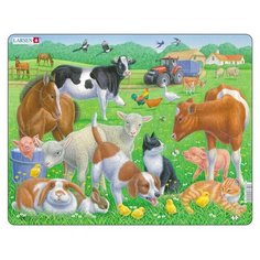 Рамка-вкладыш Larsen Обитатели фермы (FH35), 15 дет.