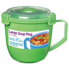 Sistema Кружка для супа Large Soup Mug Colour 21141, 12.6x15.7 см, зеленый