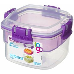 Sistema Контейнер двухуровневый TO GO 21320, 11.5x11.5 см, фиолетовый