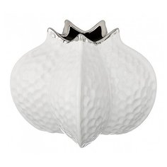 Ваза Lefard 699-270, белый/серебряный