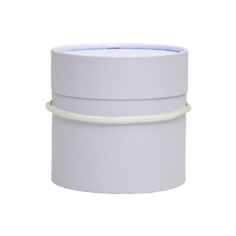 Коробка подарочная ИП Тимшин Иван Валерьевич Круглая, 12 х 12 см белый