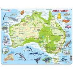 Рамка-вкладыш Larsen Австралия (A31), 65 дет.