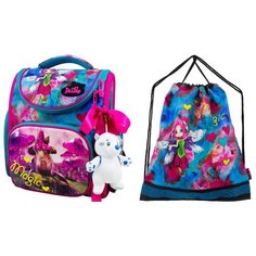 DeLune Ранец 3-173, голубой/розовый