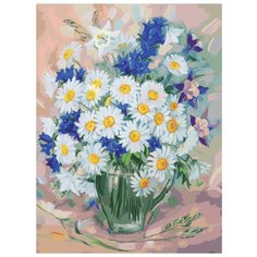 Белоснежка Картина по номерам "Ромашки" 30х40 см (757-AS)