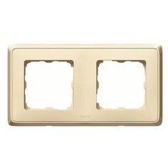 Рамка 2 поста, Слоновая кость. Legrand Cariva 773752