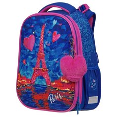 Berlingo Ранец Expert Max Eiffel Tower, розовый/синий