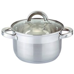 Кастрюля Agness 937-111, 2.9 л, серебристый