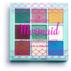I Heart Revolution Палетка пигментов для лица Mermaid Make Up Pigment Palette mermaid