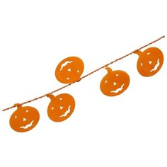 WIDMANN Гирлянда на Хэллоуин "Тыквы" оранжевый