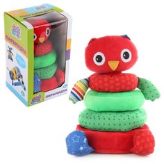 Игрушка Ути Пути 84206 текстильная Пирамидка "Совенок"