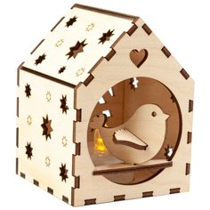 Домик пасхальный с подсветкой "Птичка в окне" Орландо