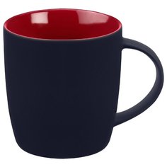 Кружка Surprise Touch c покрытием софт-тач, красная с синим Molti