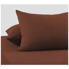 Трикотажные наволочки Коньячный 70х70 2шт Текс Дизайн