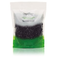 Воск для депиляции DEPILFLAX100 черный/black пленочный 1000 г