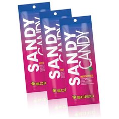 Комплект Soleo SANDY CANDYИнтенсификатор загара с коллагеном, маслом ши и кофеином 15 мл*3 шт
