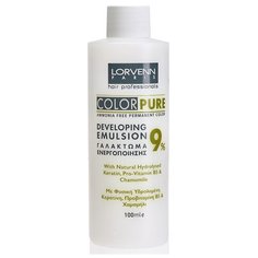 Окисляющая эмульсия COLOR PURE 9 % LORVENN HAIR PROFESSIONALS 100 мл