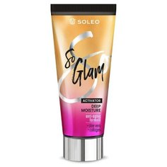 Soleo SO GLAM/ Антивозрастной увлажняющий активатор загара 150 мл.