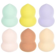 Спонж ЮНИLOOK для нанесения тональной основы, латекс, 4,5x3,5см 3 шт