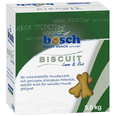 Лакомство для собак Bosch Biscuit Ягнёнок и рис, 5 кг