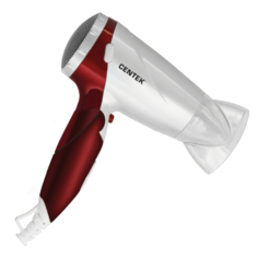 Фен CENTEK CT-2209, белый/красный