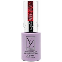 Гель-лак для ногтей Yllozure Nail Professional System, 12 мл, 339 искристый бордовый