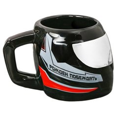 Дорого внимание Кружка Рожден побеждать 600 мл черный