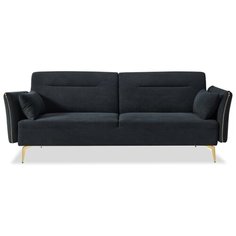 Диван iModern Liverpool размер: 215х84 см, спальное место: 190х110 см, обивка: ткань, графит/золото