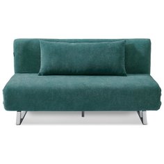 Диван iModern Rosy размер: 150х89 см, спальное место: 195х150 см, обивка: ткань, темно-бирюзовый/хром