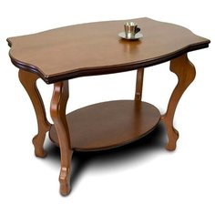 Столик журнальный Мебелик Берже 1, ДхШ: 94 х 60 см, средне-коричневый