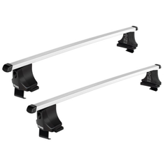 комплект дуг и опор ATLANT 8826+8809+8858 за дверные проемы для Hyundai Elantra (2006-2010), 1.26 м серебристый