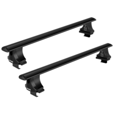 комплект дуг и опор ATLANT 6031+8809+8836 за дверные проемы для Chevrolet Aveo (2003-2012), 1.26 м черный