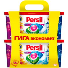 Persil капсулы Power Caps Color 4 in 1, контейнер, 2 уп., 28 шт.