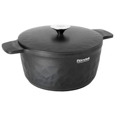 Кастрюля Rondell ArtDeco, 4.8 л, черный