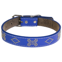 Ошейник Пижон Косточки (3110300,3110301,3110303), 51.5 см синий