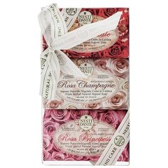 Набор мыла Nesti Dante Rosa, 150 г, 3 шт.